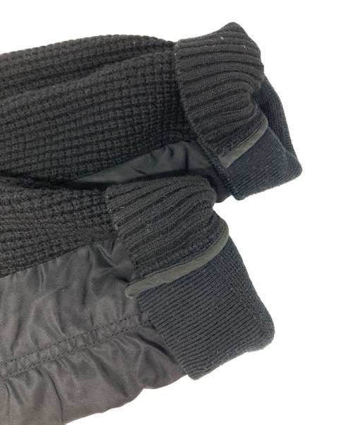 sacai（サカイ）sacai (サカイ) MA-1 Wool Knit Pullover/MA-1 ウールニットプルオーバー ブラック サイズ:3の古着・服飾アイテム