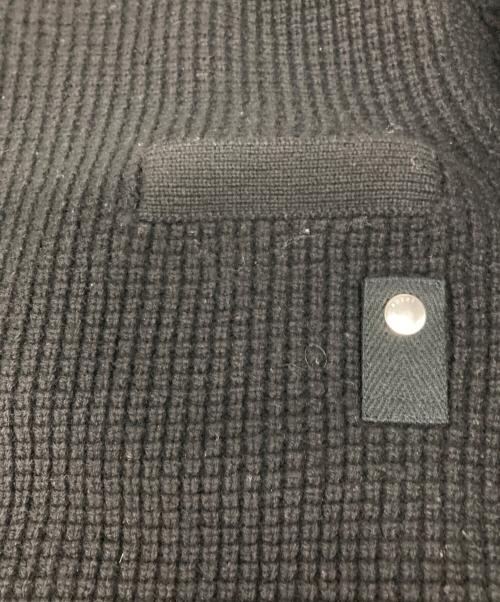 sacai（サカイ）sacai (サカイ) MA-1 Wool Knit Pullover/MA-1 ウールニットプルオーバー ブラック サイズ:3の古着・服飾アイテム