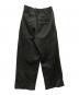 MARKAWARE (マーカウェア) PLEATED WIDE TROUSERS ORGANIC COTTON TWILL ブラウン サイズ:2：8000円