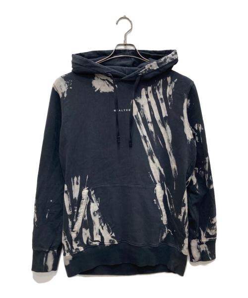 1017 ALYX 9SM（テンセブンティーン アリクス ナインエスエム）1017 ALYX 9SM (アリクス) Treated Logo Hoodie ブラック サイズ:Ｌの古着・服飾アイテム