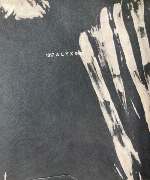 1017 ALYX 9SM（テンセブンティーン アリクス ナインエスエム）1017 ALYX 9SM (アリクス) Treated Logo Hoodie ブラック サイズ:Ｌの古着・服飾アイテム