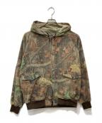 WHITEWATER OUTDOORSホワイトウォーターアウトドア）の古着「リアルツリーカモジップジャケット」｜カーキ