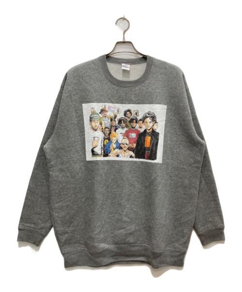 united athle（ユナイテッドアスレ）united athle (ユナイテッドアスレ) FUCKING AWESOME プリントスウェット グレー サイズ:ＸＸＬの古着・服飾アイテム