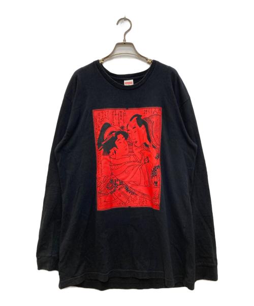 SUPREME（シュプリーム）Supreme (シュプリーム) SASQUATCHfabrix. (サスクワッチファブリックス) Shunga L/S Tee/春画 ロングスリーブ ティー ブラック サイズ:XLの古着・服飾アイテム