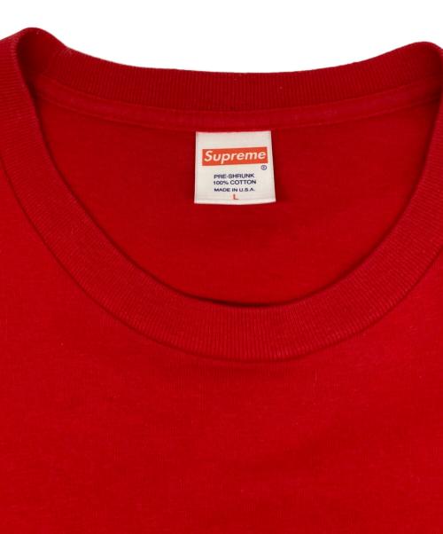 SUPREME（シュプリーム）SUPREME (シュプリーム) ポケットTシャツ レッド サイズ:Ｌの古着・服飾アイテム