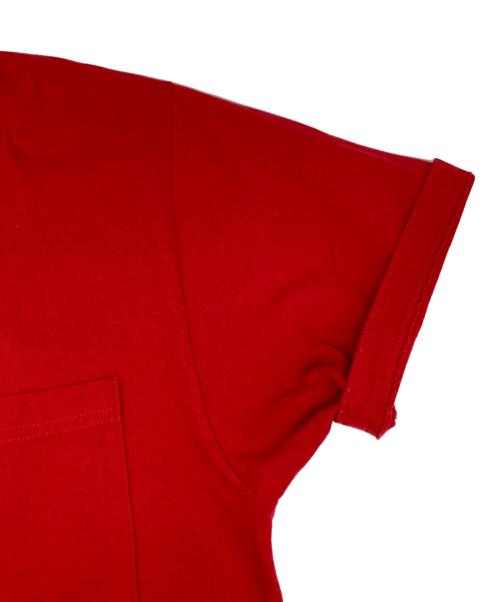 SUPREME（シュプリーム）SUPREME (シュプリーム) ポケットTシャツ レッド サイズ:Ｌの古着・服飾アイテム