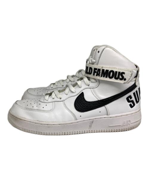 NIKE（ナイキ）NIKE (ナイキ) Supreme (シュプリーム) AIR FORCE1 HIGH/エア フォース 1 ハイ ホワイト サイズ:cm28.5の古着・服飾アイテム