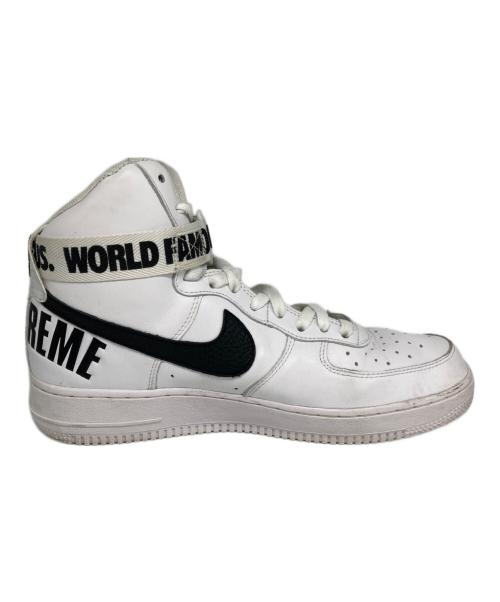 NIKE（ナイキ）NIKE (ナイキ) Supreme (シュプリーム) AIR FORCE1 HIGH/エア フォース 1 ハイ ホワイト サイズ:cm28.5の古着・服飾アイテム