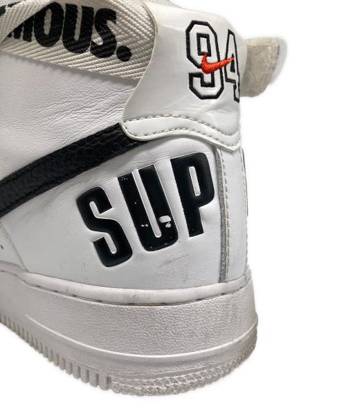 NIKE（ナイキ）NIKE (ナイキ) Supreme (シュプリーム) AIR FORCE1 HIGH/エア フォース 1 ハイ ホワイト サイズ:cm28.5の古着・服飾アイテム