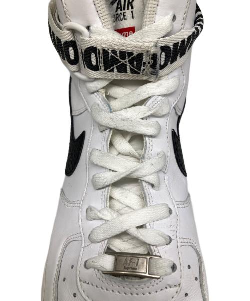 NIKE（ナイキ）NIKE (ナイキ) Supreme (シュプリーム) AIR FORCE1 HIGH/エア フォース 1 ハイ ホワイト サイズ:cm28.5の古着・服飾アイテム