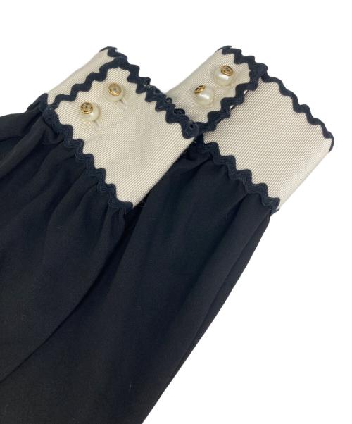 GUCCI（グッチ）GUCCI (グッチ) GGパールボタン ワンピース ブラック サイズ:2の古着・服飾アイテム