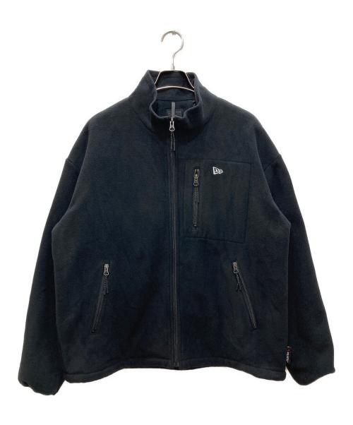 New Era（ニューエラ）New Era (ニューエラ) フリースジャケット ブラック サイズ:LARGEの古着・服飾アイテム