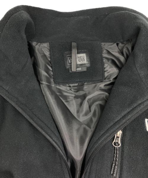New Era（ニューエラ）New Era (ニューエラ) フリースジャケット ブラック サイズ:LARGEの古着・服飾アイテム