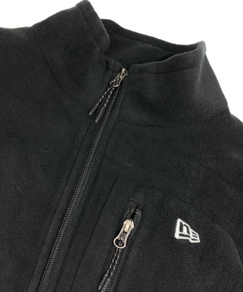 New Era（ニューエラ）New Era (ニューエラ) フリースジャケット ブラック サイズ:LARGEの古着・服飾アイテム