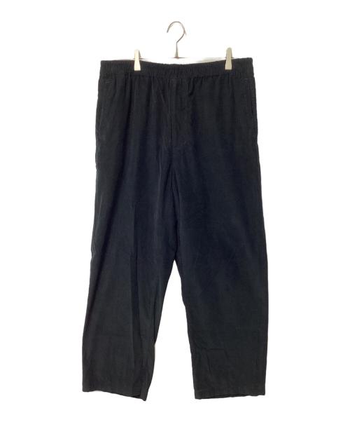 UNIVERSAL PRODUCTS.（ユニバーサルプロダクツ）UNIVERSAL PRODUCTS. (ユニバーサルプロダクツ) サマーコーデュロイイージースラックス ブラック サイズ:２の古着・服飾アイテム