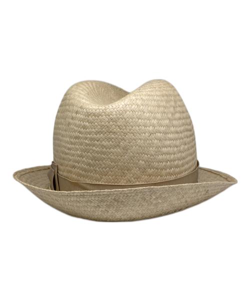 BORSALINO（ボルサリーノ）BORSALINO (ボルサリーノ) パナマハット ベージュ サイズ:59の古着・服飾アイテム