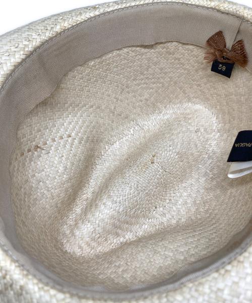 BORSALINO（ボルサリーノ）BORSALINO (ボルサリーノ) パナマハット ベージュ サイズ:59の古着・服飾アイテム