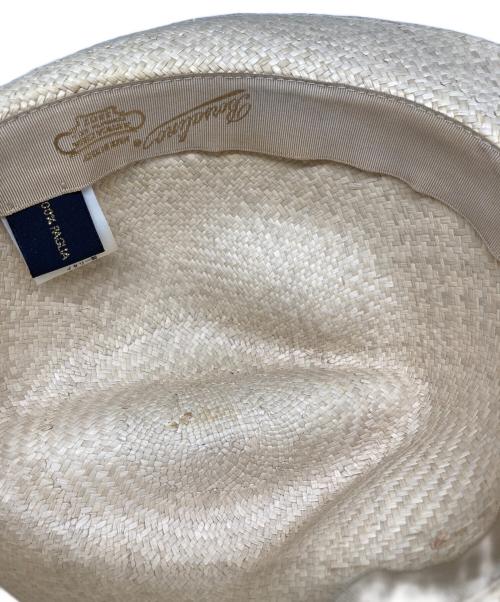 BORSALINO（ボルサリーノ）BORSALINO (ボルサリーノ) パナマハット ベージュ サイズ:59の古着・服飾アイテム