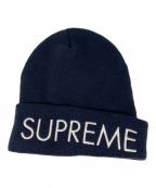 SUPREMEシュプリーム）の古着「ニット帽」｜ネイビー