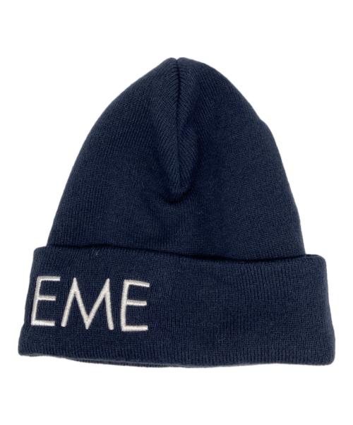SUPREME（シュプリーム）Supreme (シュプリーム) ニット帽 ネイビーの古着・服飾アイテム