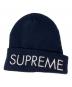 Supreme（シュプリーム）の古着「ニット帽」｜ネイビー