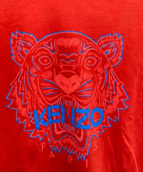 KENZO（ケンゾー）KENZO (ケンゾー) タイガープリントTシャツ レッド サイズ:Sの古着・服飾アイテム