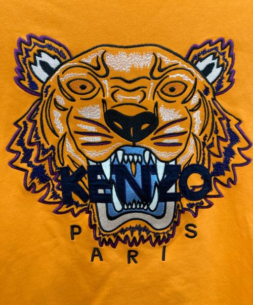 KENZO（ケンゾー）KENZO (ケンゾー) タイガー刺繍スウェット オレンジ サイズ:Sの古着・服飾アイテム