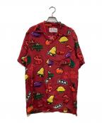 Aloha Blossomアロハブロッサム）の古着「アロハシャツ」｜レッド