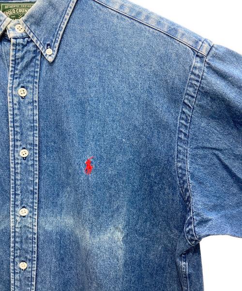 POLO COUNTRY（ポロカントリー）POLO COUNTRY (ポロカントリー) デニムシャツ インディゴ サイズ:Lの古着・服飾アイテム