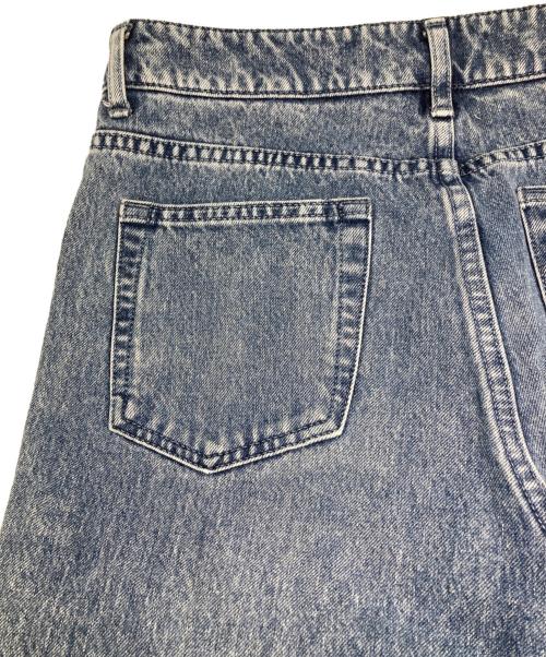 SEVEN TEN by MIHO KAWAHITO（セブン テン バイ ミホ カワヒト）SEVEN TEN by MIHO KAWAHITO (セブン テン バイ ミホ カワヒト) ハイライズスリムストレートデニムパンツ ヴィンテージサックス サイズ:Lの古着・服飾アイテム