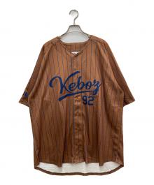 KEBOZ×Majestic（ケボズ×マジェスティック）の古着「ベースボールシャツ」｜ブラウン