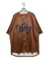 KEBOZ（ケボズ）の古着「ベースボールシャツ」｜ブラウン