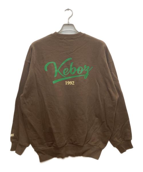 KEBOZ（ケボズ）KEBOZ (ケボズ) スウェット ブラウン サイズ:ⅯEDIUMの古着・服飾アイテム