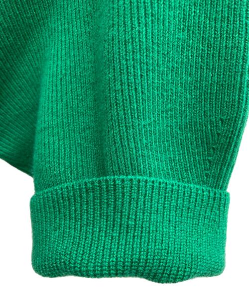 Snidel（スナイデル）Snidel (スナイデル) ストラクチャードニットポロワンピース グリーン サイズ:FREEの古着・服飾アイテム