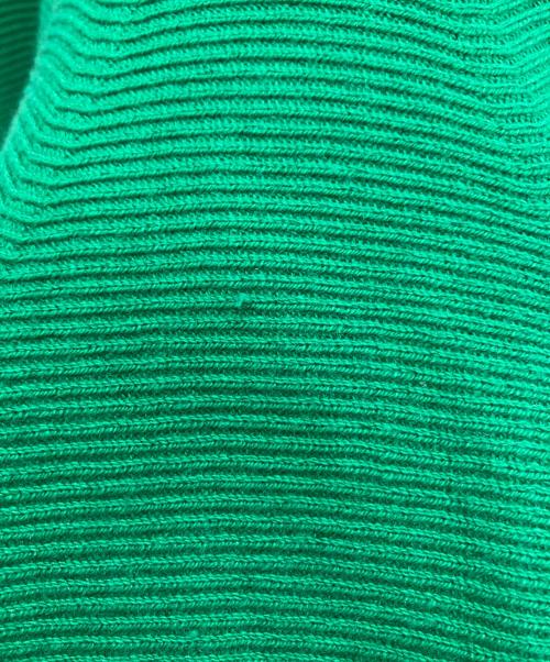 Snidel（スナイデル）Snidel (スナイデル) ストラクチャードニットポロワンピース グリーン サイズ:FREEの古着・服飾アイテム