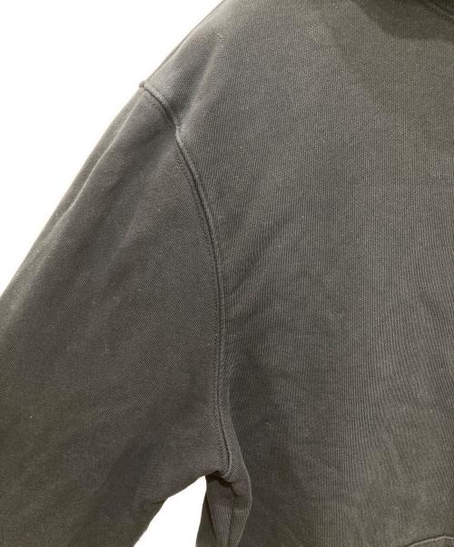 maison kitsune（メゾンキツネ）MAISON KITSUNE (メゾンキツネ) FOXHEADPATCH刺繍フーディ/フォックスヘッドパッチ 刺繍 フーディ ブラック サイズ:XSの古着・服飾アイテム