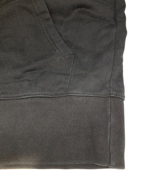 maison kitsune（メゾンキツネ）MAISON KITSUNE (メゾンキツネ) FOXHEADPATCH刺繍フーディ/フォックスヘッドパッチ 刺繍 フーディ ブラック サイズ:XSの古着・服飾アイテム