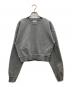 SATUR（セター）の古着「Wells Cropped Sweatshirt/ウェルズ クロップド スウェットシャツ」｜グレー
