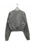 SATUR (セター) Wells Cropped Sweatshirt/ウェルズ クロップド スウェットシャツ グレー サイズ:S：7000円