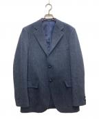 J.PRESSジェイプレス）の古着「LOVAT LAVEROCK TWEED ヘリンボンツイードジャケット」｜ネイビー