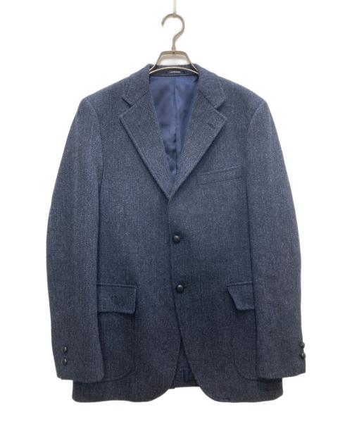 J.PRESS（ジェイプレス）J.PRESS (ジェイプレス) LOVAT LAVEROCK TWEED ヘリンボンツイードジャケット ネイビー サイズ:40の古着・服飾アイテム