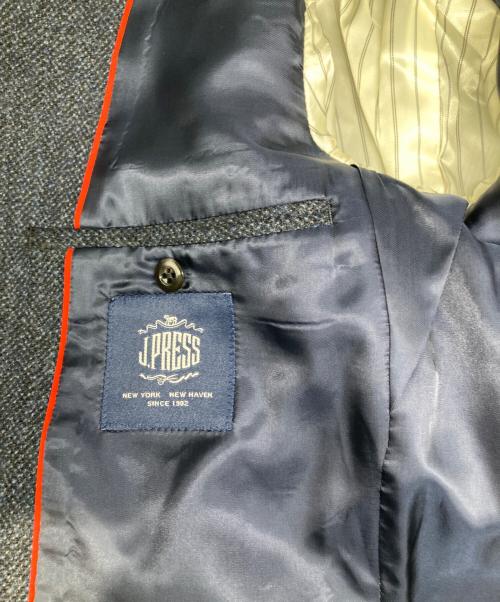 J.PRESS（ジェイプレス）J.PRESS (ジェイプレス) LOVAT LAVEROCK TWEED ヘリンボンツイードジャケット ネイビー サイズ:40の古着・服飾アイテム