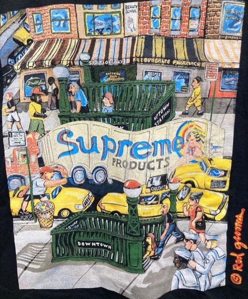 SUPREME（シュプリーム）Supreme (シュプリーム) Manhattan Tee/マンハッタン ティー ブラック サイズ:Ⅿの古着・服飾アイテム
