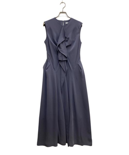 FRAY ID（フレイ アイディー）FRAY ID (フレイ アイディー) フロントフリルフレアワンピ パープル サイズ:1の古着・服飾アイテム