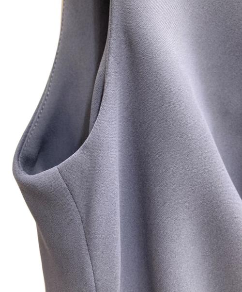 FRAY ID（フレイ アイディー）FRAY ID (フレイ アイディー) フロントフリルフレアワンピ パープル サイズ:1の古着・服飾アイテム