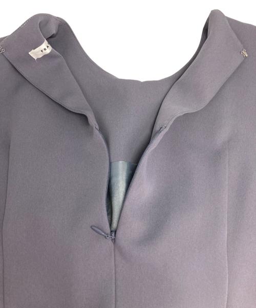 FRAY ID（フレイ アイディー）FRAY ID (フレイ アイディー) フロントフリルフレアワンピ パープル サイズ:1の古着・服飾アイテム