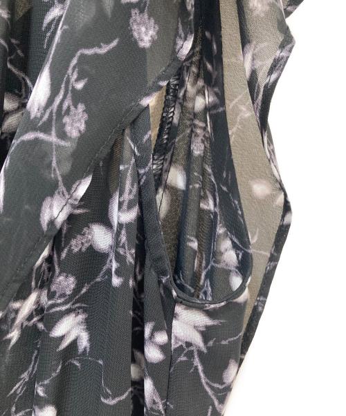 Snidel（スナイデル）Snidel (スナイデル) Sustainableフリルプリーツワンピース ブラック サイズ:1の古着・服飾アイテム