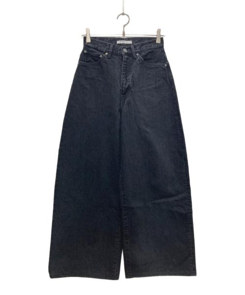 ETRE TOKYO（エトレトウキョウ）ETRE TOKYO (エトレトウキョウ) ボリュームローウエストデニム ブラック サイズ:Sの古着・服飾アイテム