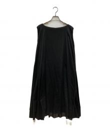 mizuiro-ind（ミズイロインド）の古着「フレアノースリーブワンピース」｜ブラック