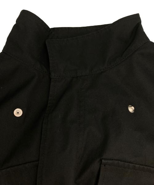 ALMOSTBLACK（オールモストブラック）ALMOSTBLACK (オールモストブラック) BLOUSON WITH HOOD BLACK/ブルゾン ウィズ フード ブラック ブラック サイズ:2の古着・服飾アイテム